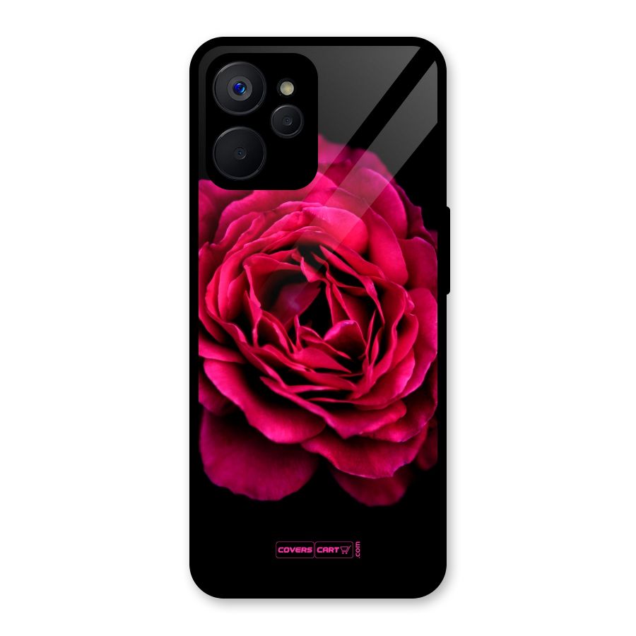 Magical Rose Glass Back Case for Realme 9i 5G