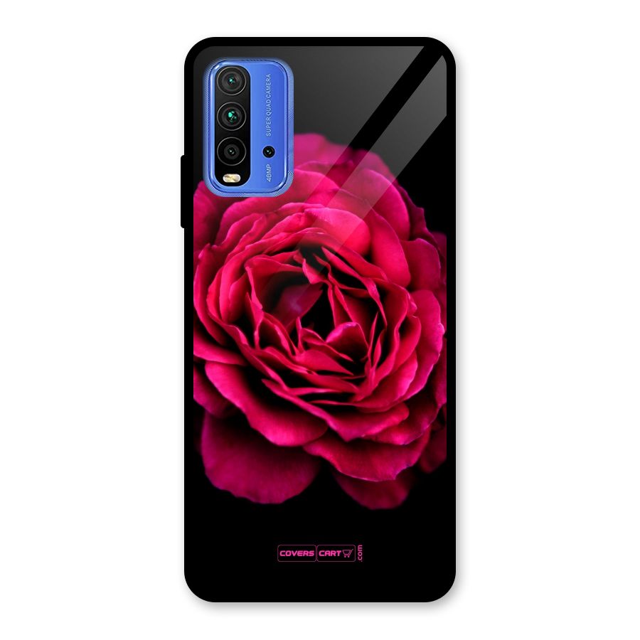 Magical Rose Glass Back Case for Redmi 9 Power