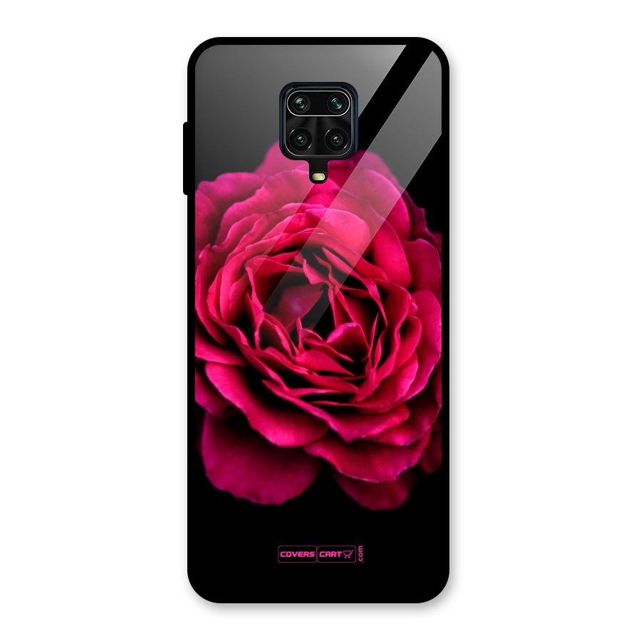 Magical Rose Glass Back Case for Redmi Note 9 Pro