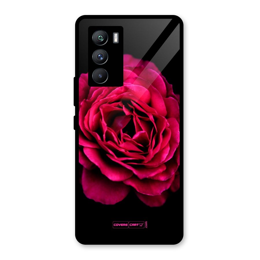 Magical Rose Glass Back Case for Vivo iQOO 9 SE
