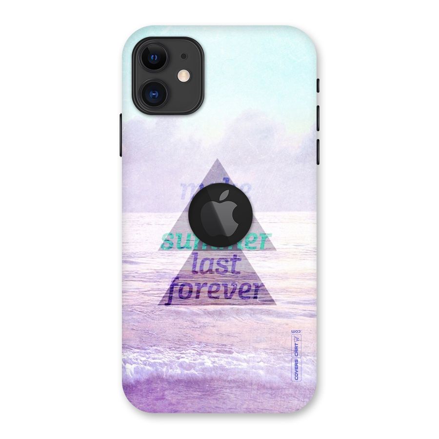 Make This Summer Last Forever Back Case for iPhone 11 Logo Cut
