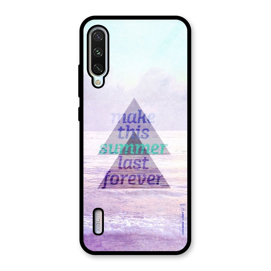 Make This Summer Last Forever Glass Back Case for Mi A3