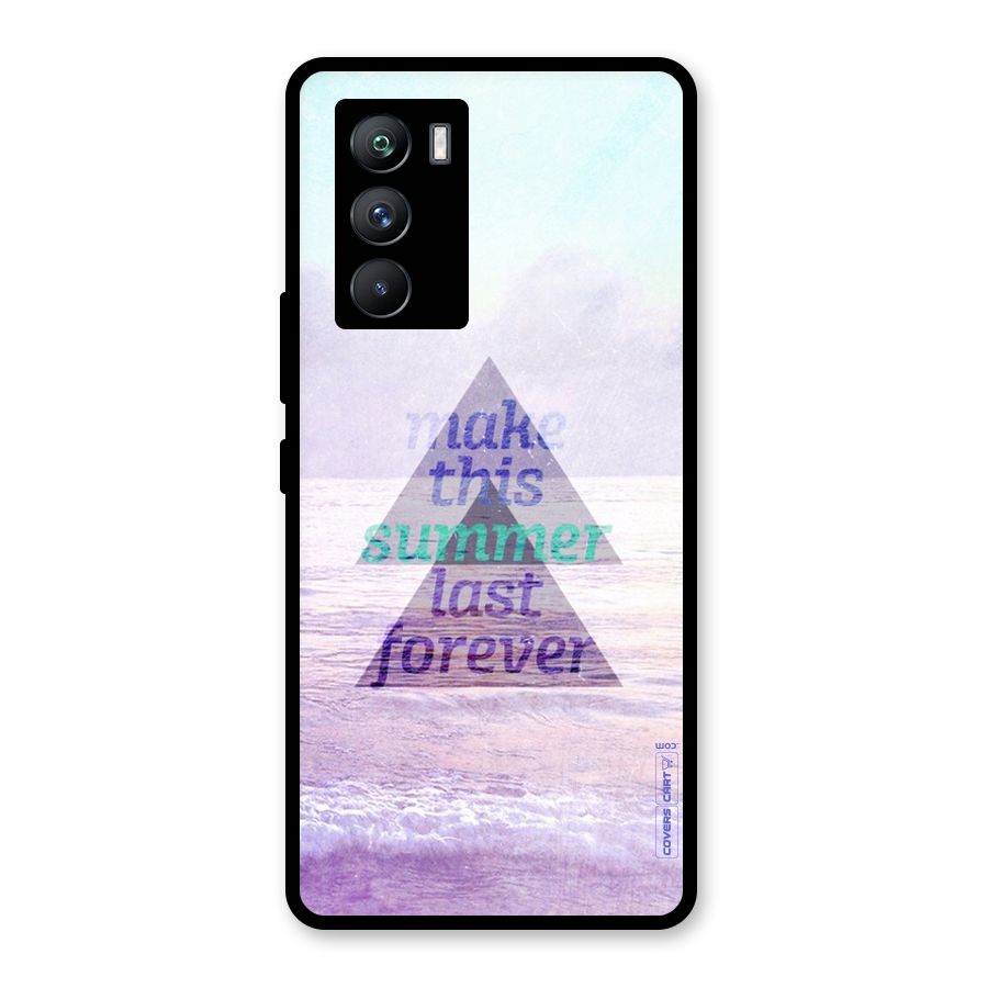 Make This Summer Last Forever Glass Back Case for Vivo iQOO 9 SE