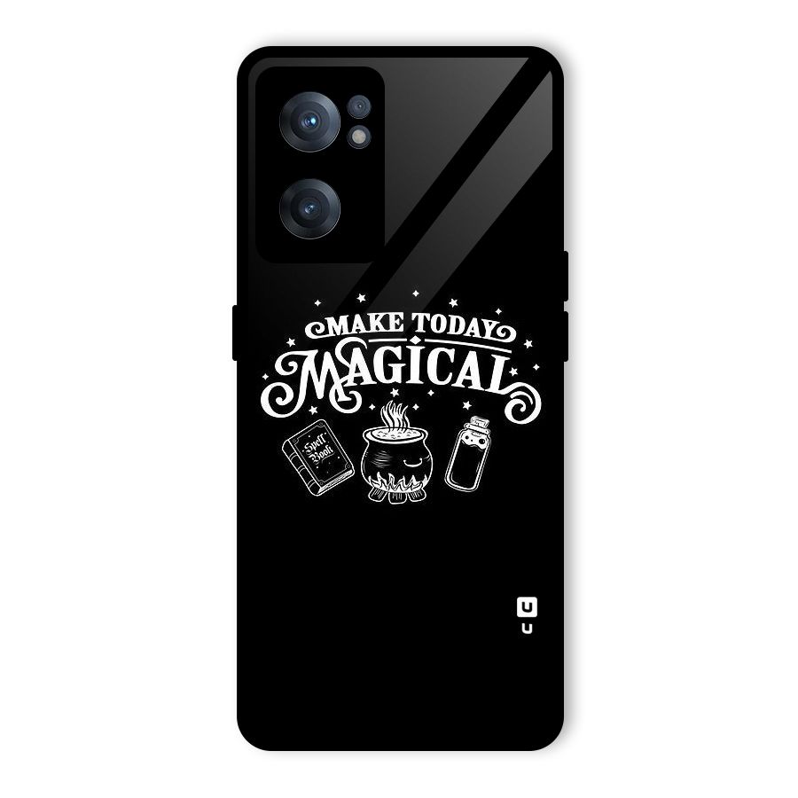 Make Today Magical Glass Back Case for OnePlus Nord CE 2 5G