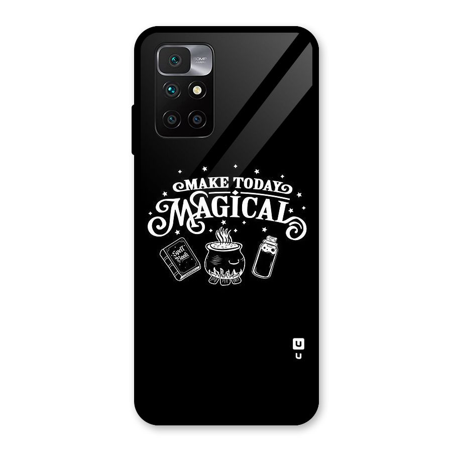 Make Today Magical Glass Back Case for Redmi 10 Prime