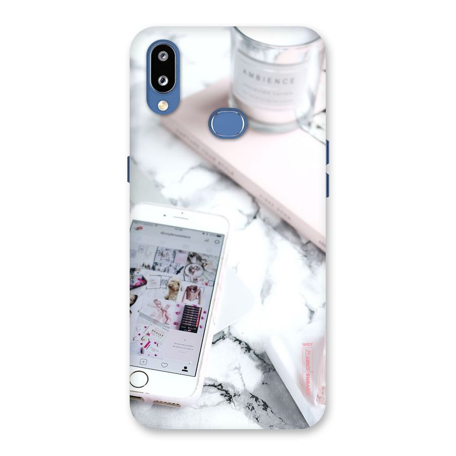Make Up And Phone Back Case for Galaxy M01s