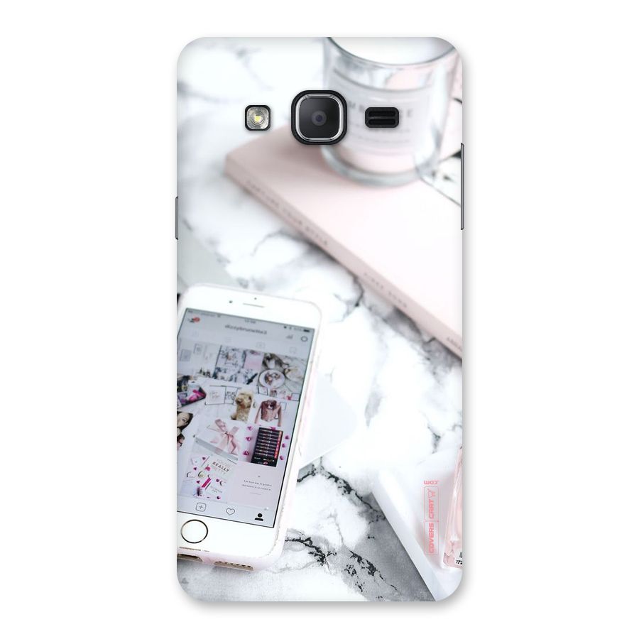 Make Up And Phone Back Case for Galaxy On7 2015