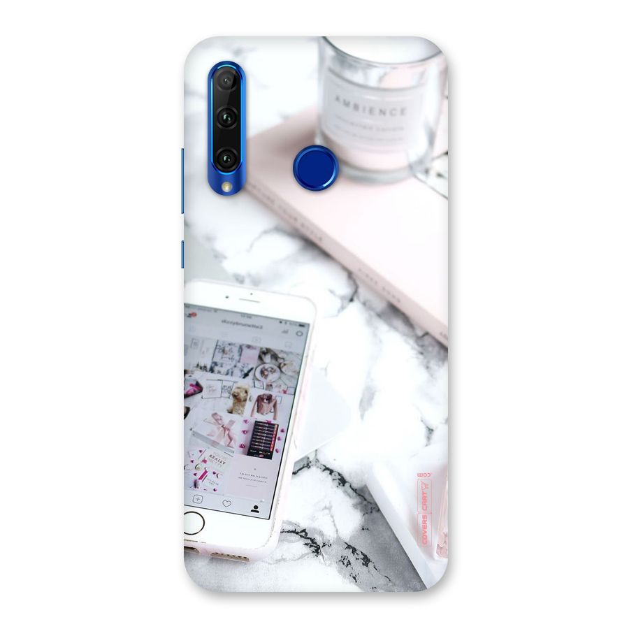 Make Up And Phone Back Case for Honor 20i