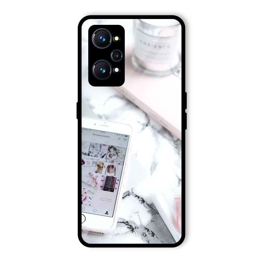 Make Up And Phone Glass Back Case for Realme GT 2