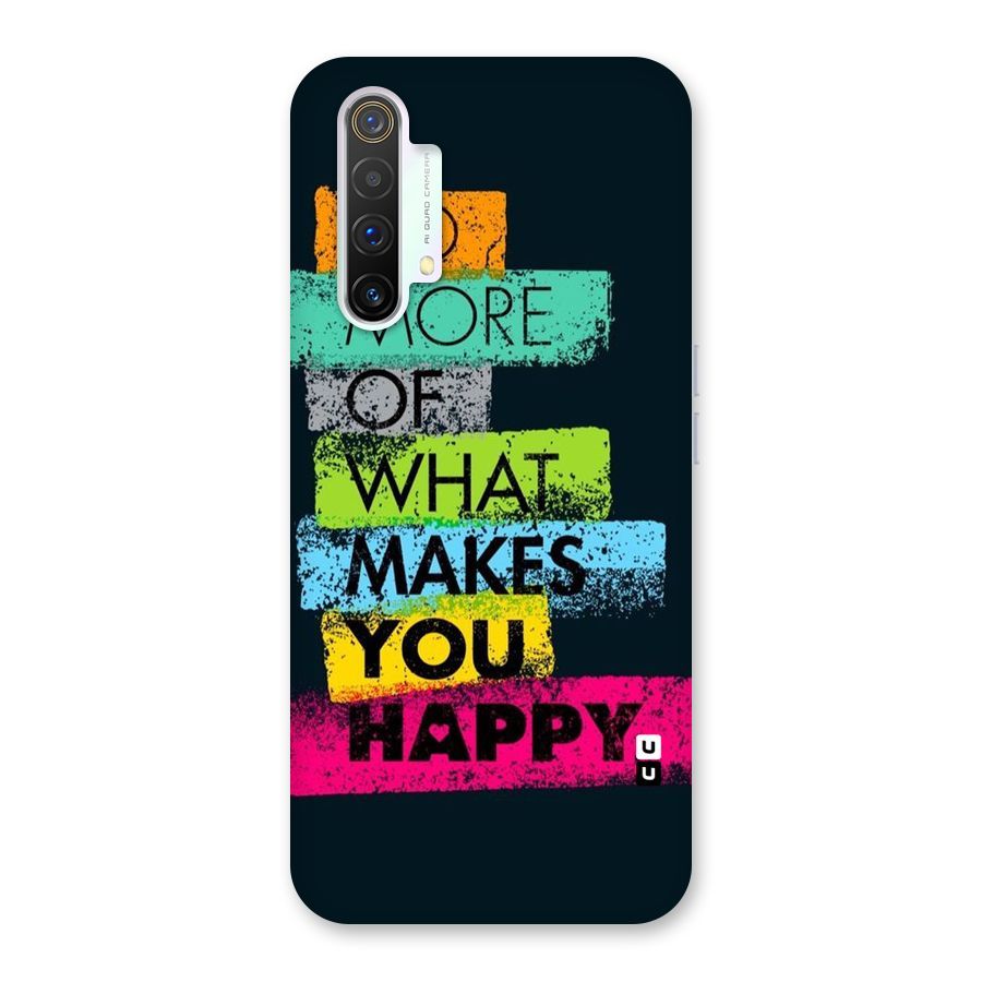 Makes You Happy Back Case for Realme X3