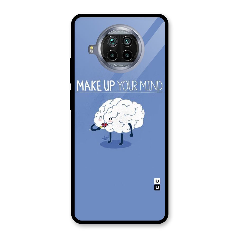 Makeup Your Mind Glass Back Case for Mi 10i