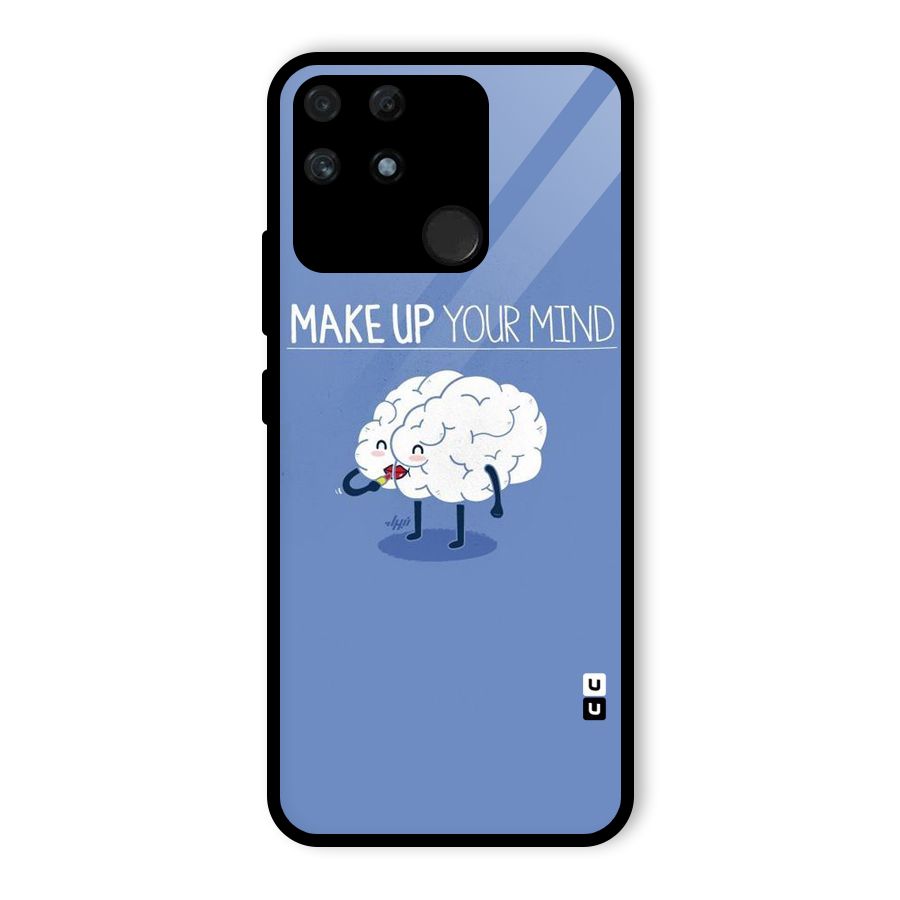 Makeup Your Mind Glass Back Case for Realme Narzo 50A