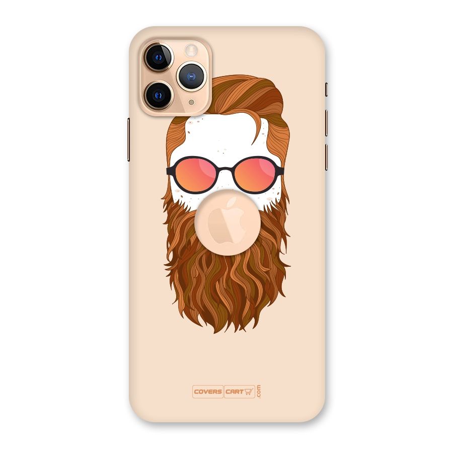 Man in Beard Back Case for iPhone 11 Pro Max Logo Cut