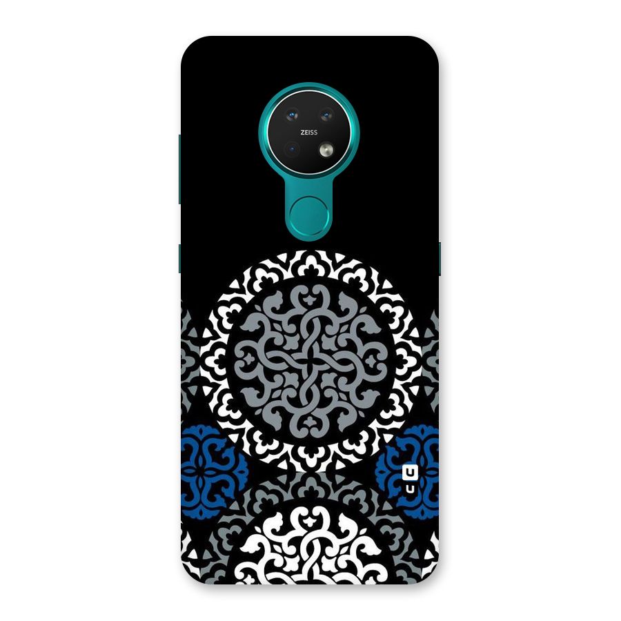 Mandala Circle Pattern Back Case for Nokia 7.2