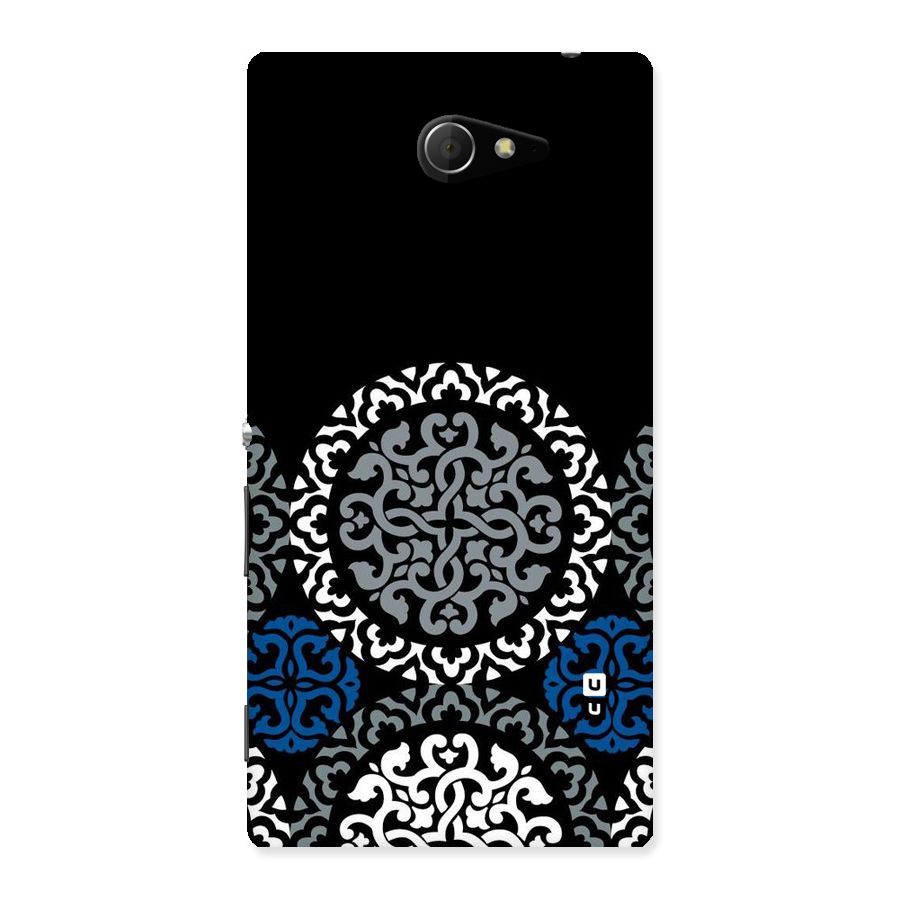 Mandala Circle Pattern Back Case for Sony Xperia M2
