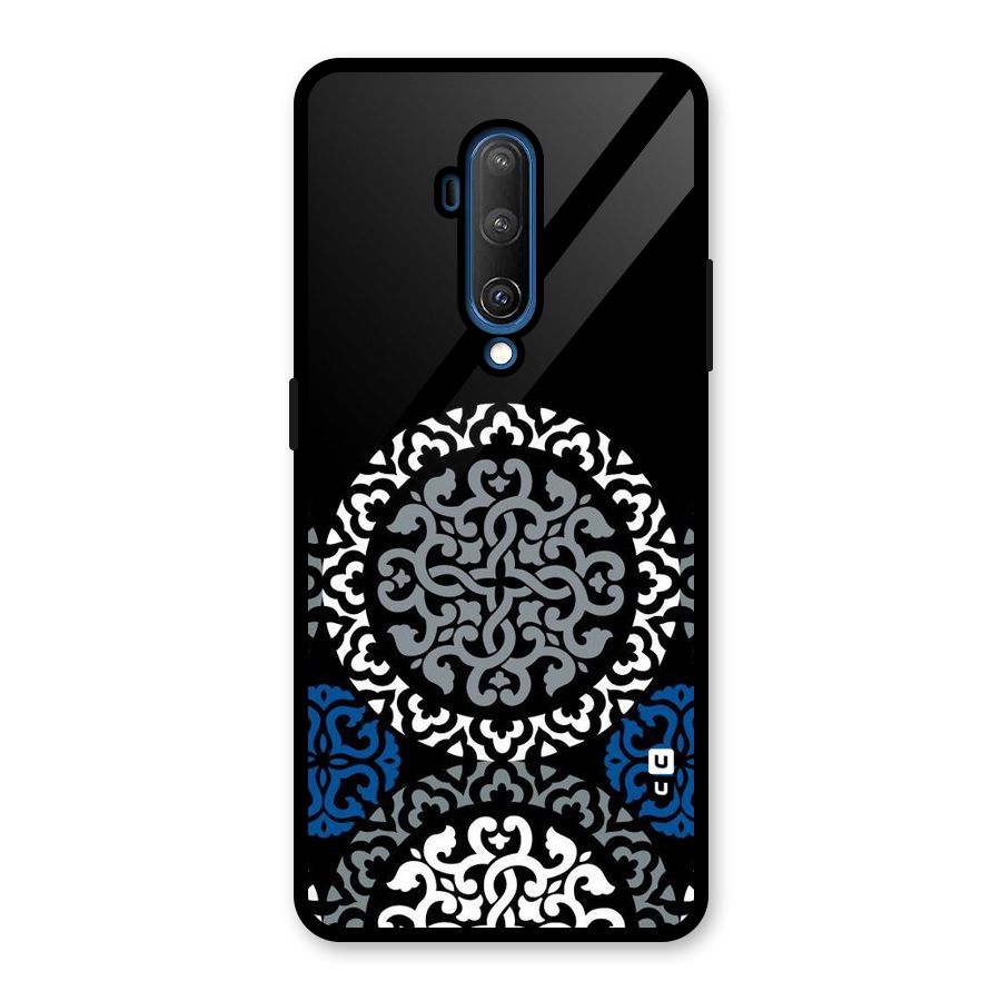 Mandala Circle Pattern Glass Back Case for OnePlus 7T Pro