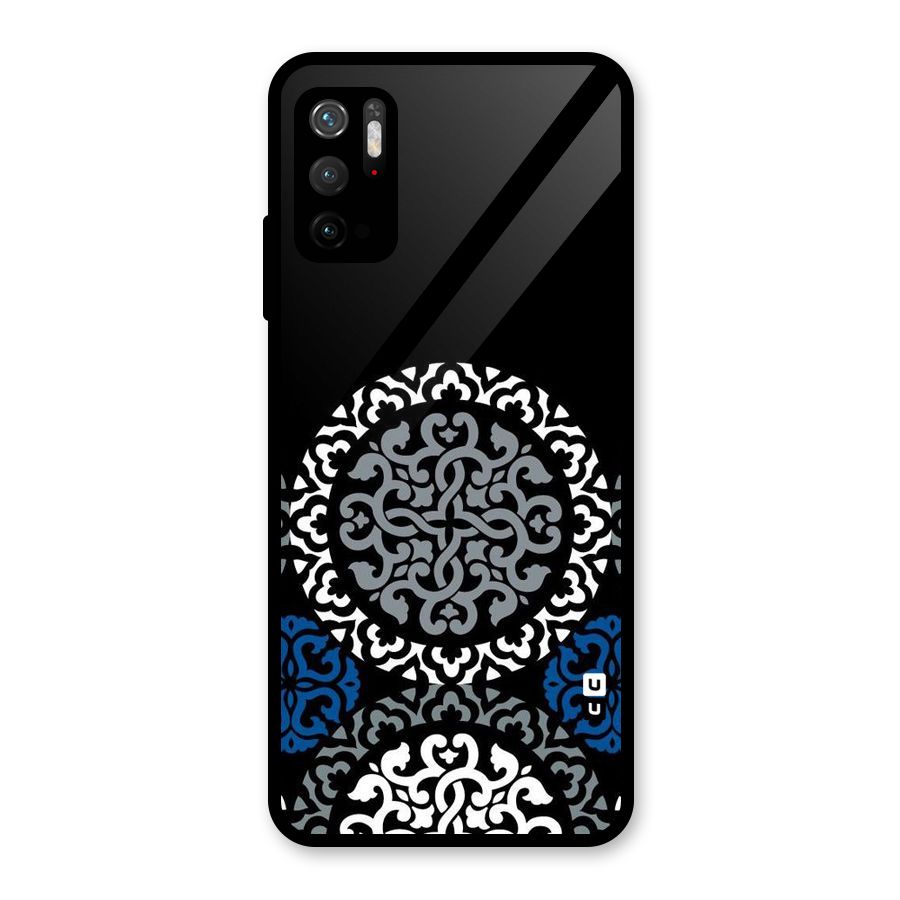 Mandala Circle Pattern Glass Back Case for Poco M3 Pro 5G
