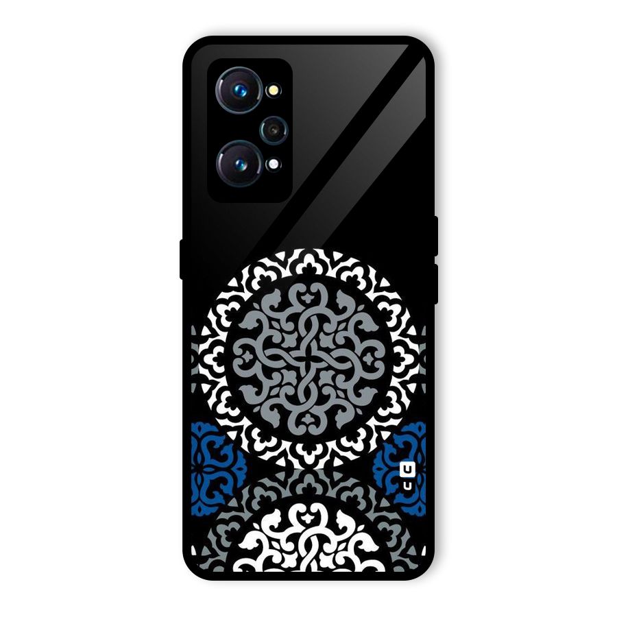 Mandala Circle Pattern Glass Back Case for Realme GT 2