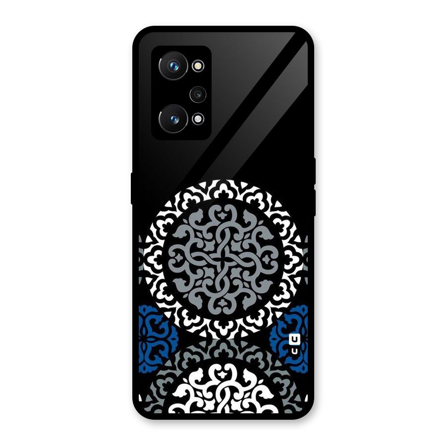 Mandala Circle Pattern Glass Back Case for Realme GT Neo 3T