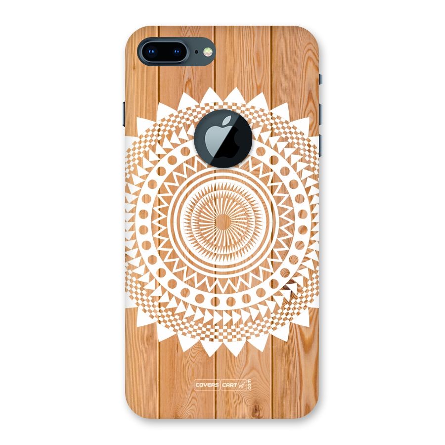 Mandala Design Back Case for iPhone 7 Plus Logo Cut