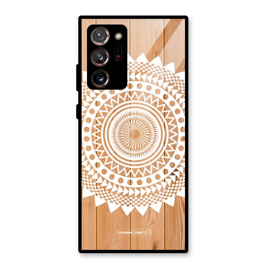 Mandala Design Glass Back Case for Galaxy Note 20 Ultra 5G