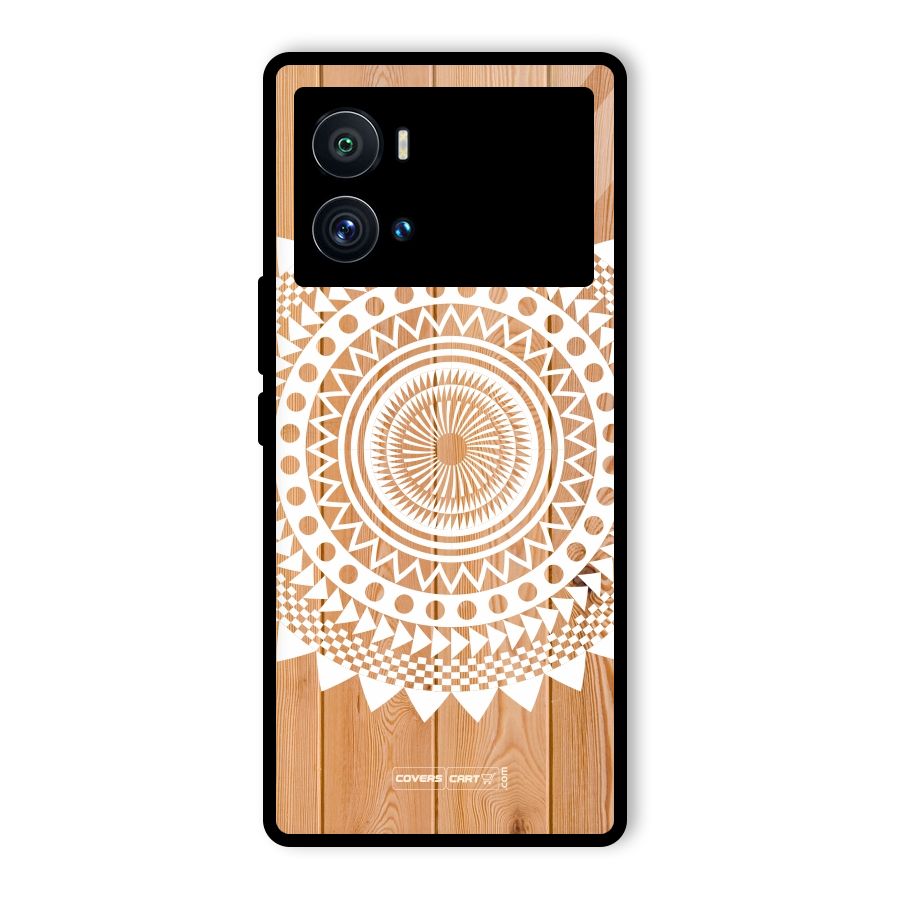 Mandala Design Glass Back Case for Vivo iQOO 9 Pro