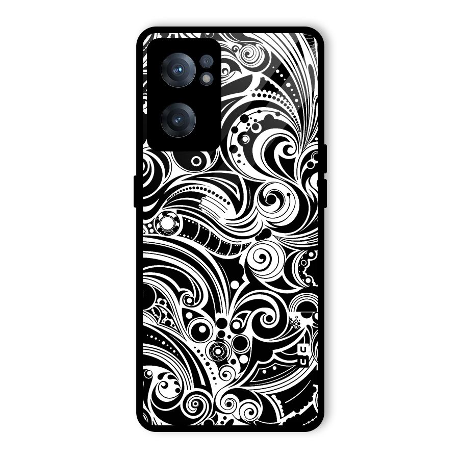 Maori Art Design Abstract Glass Back Case for OnePlus Nord CE 2 5G