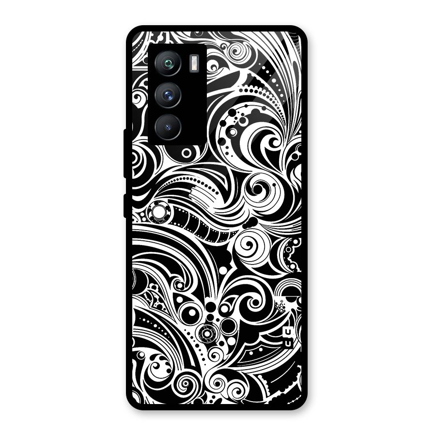 Maori Art Design Abstract Glass Back Case for Vivo iQOO 9 SE