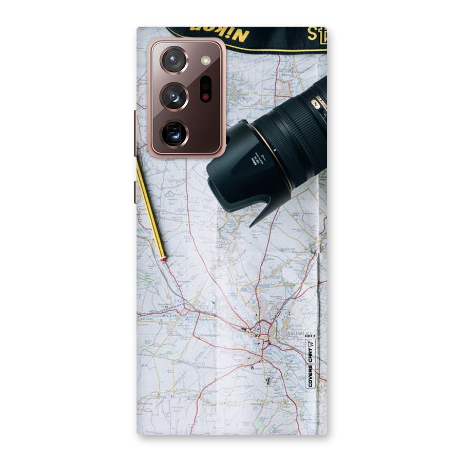 Map And Camera Back Case for Galaxy Note 20 Ultra