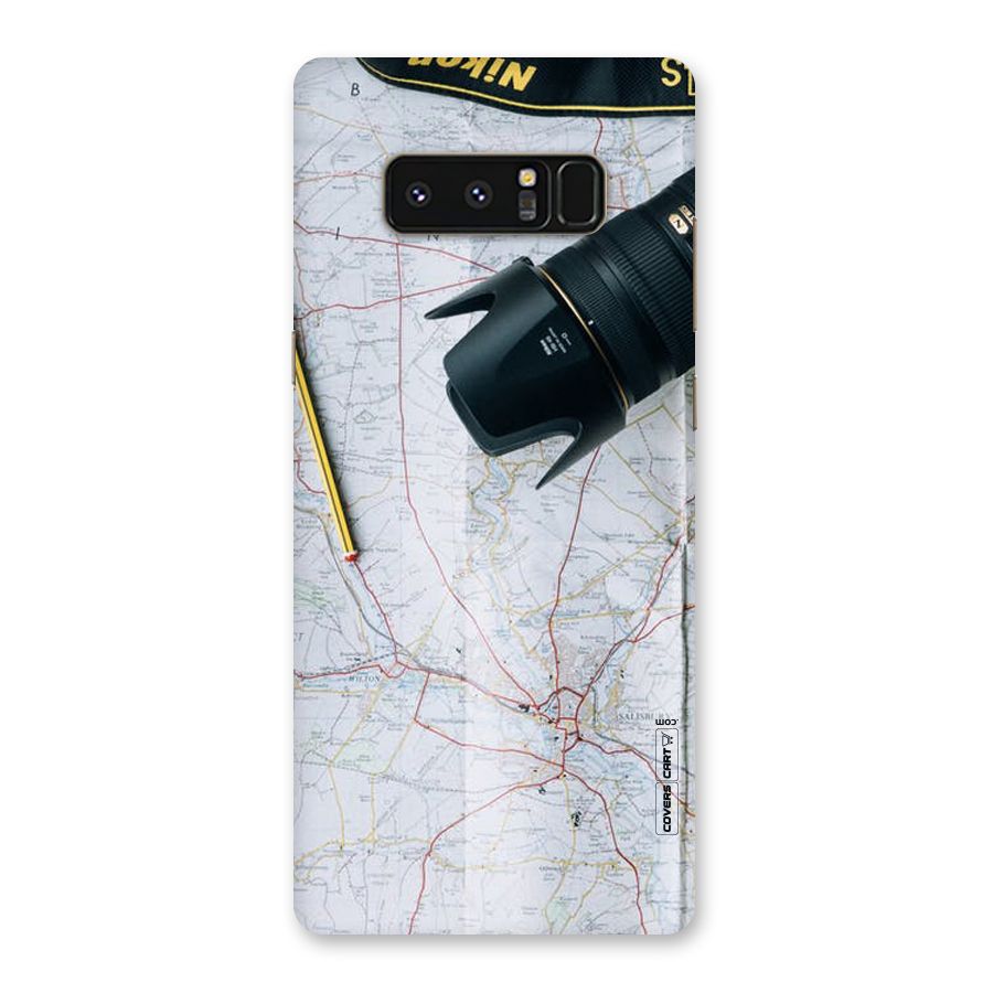Map And Camera Back Case for Galaxy Note 8