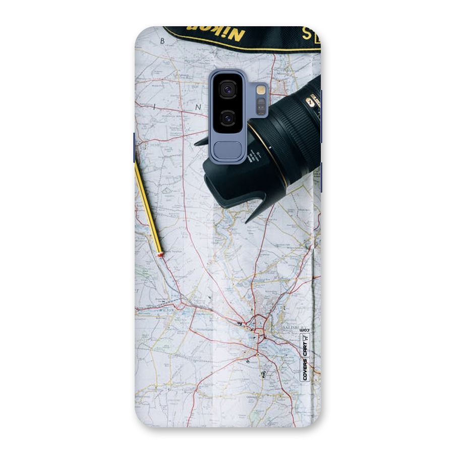 Map And Camera Back Case for Galaxy S9 Plus