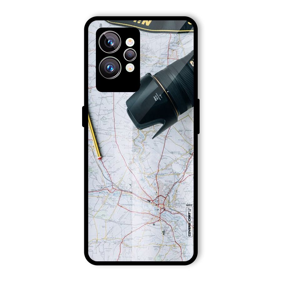 Map And Camera Glass Back Case for Realme GT2 Pro