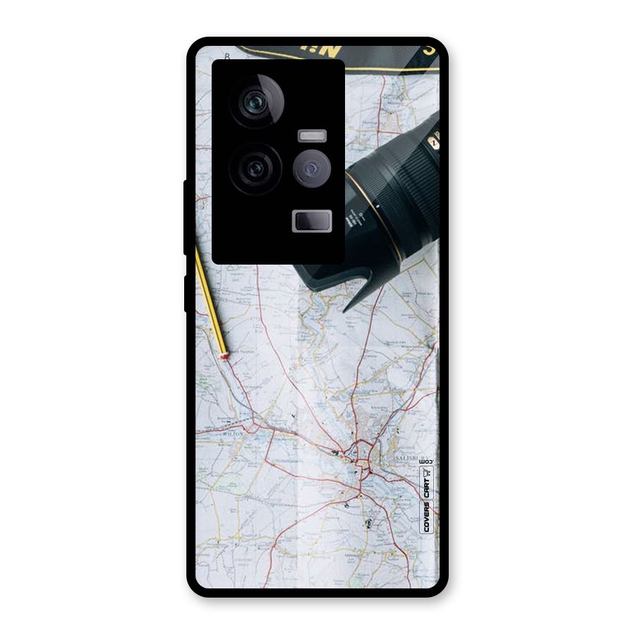 Map And Camera Glass Back Case for Vivo iQOO 11 5G