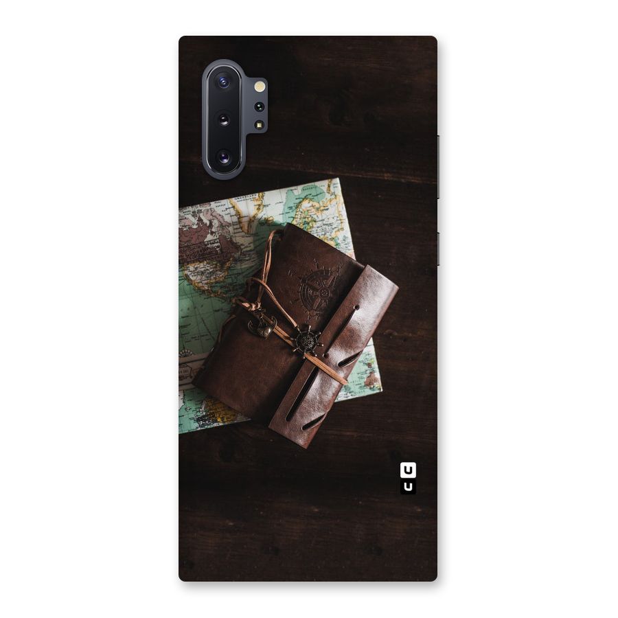 Map Journal Back Case for Galaxy Note 10 Plus