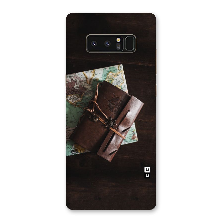 Map Journal Back Case for Galaxy Note 8