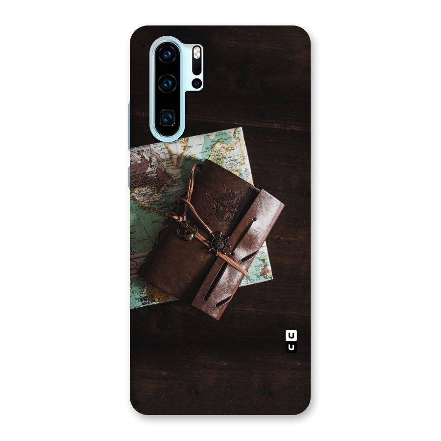 Map Journal Back Case for Huawei P30 Pro