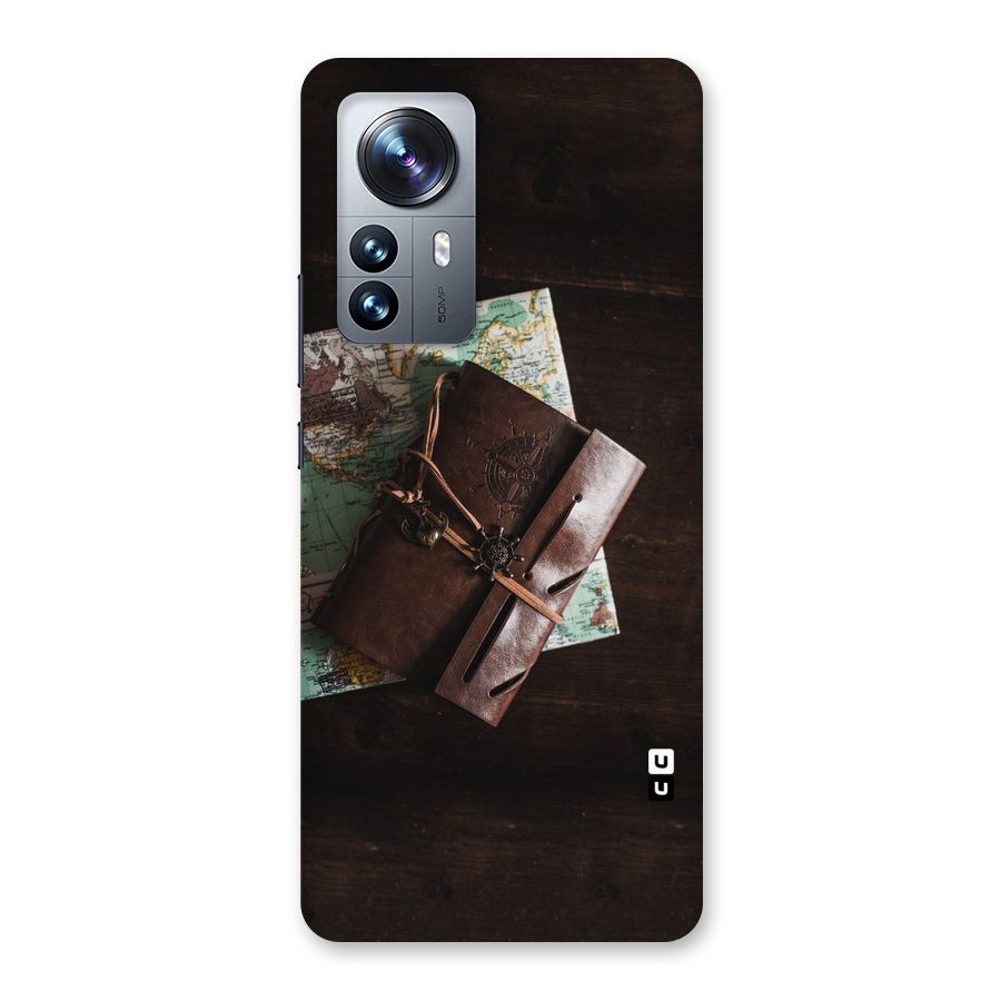 Map Journal Back Case for Xiaomi 12 Pro