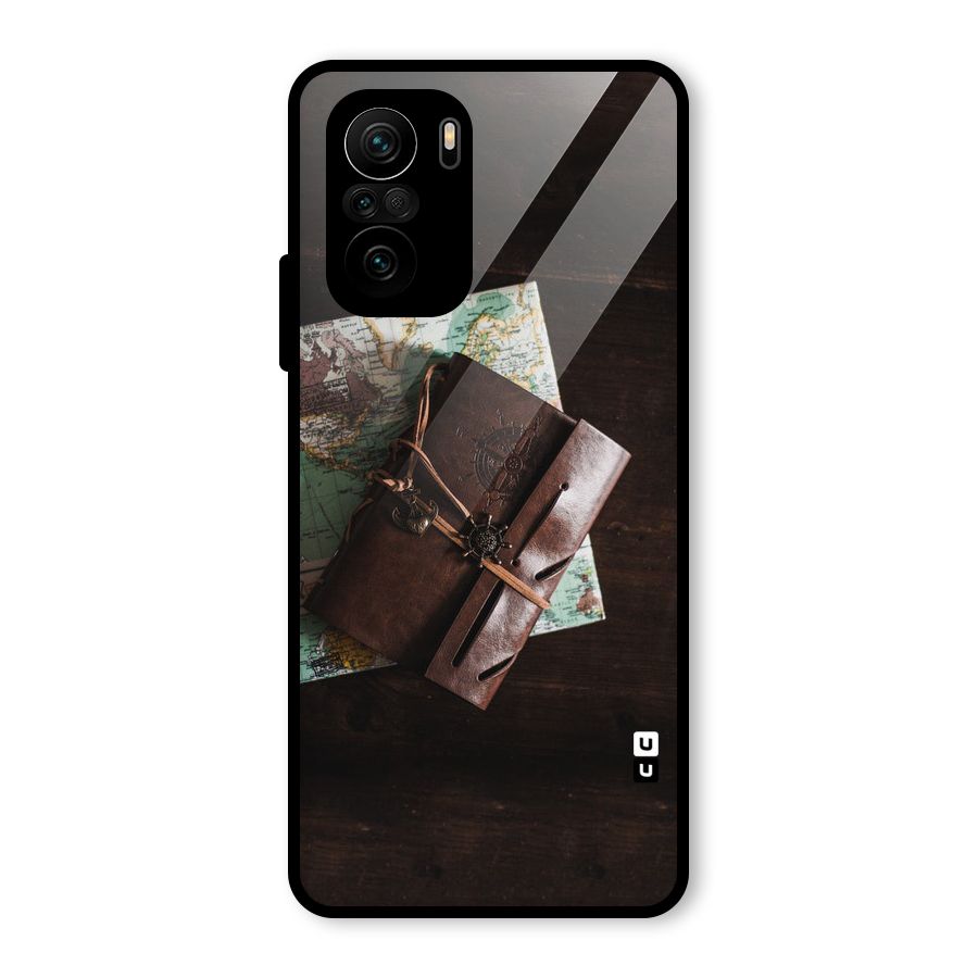 Map Journal Glass Back Case for Mi 11X Pro