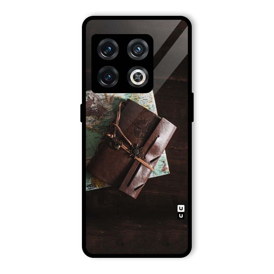 Map Journal Glass Back Case for OnePlus 10 Pro 5G