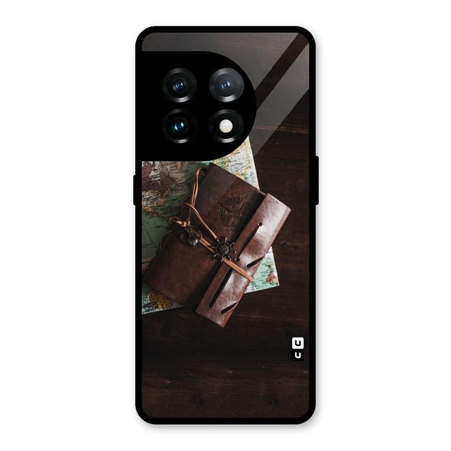 Map Journal Glass Back Case for OnePlus 11
