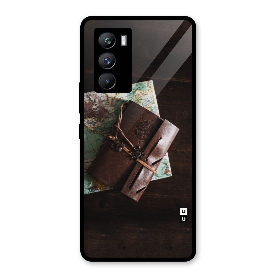 Map Journal Glass Back Case for Vivo iQOO 9 SE