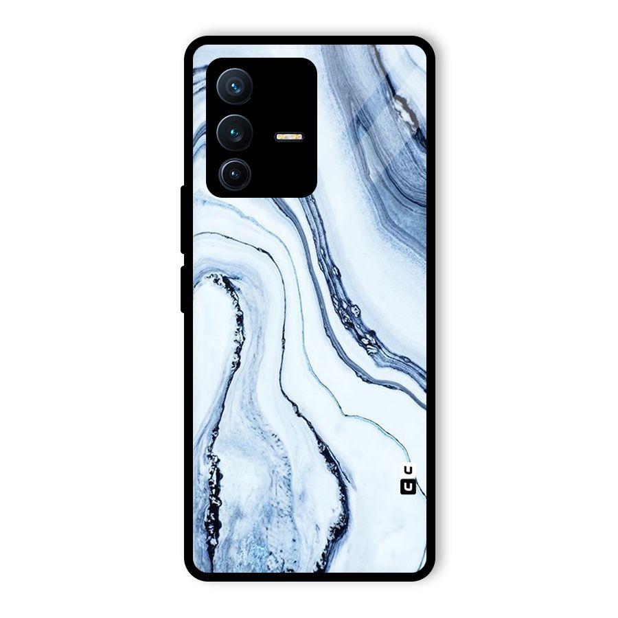 Marble Awesome Glass Back Case for Vivo V23 Pro