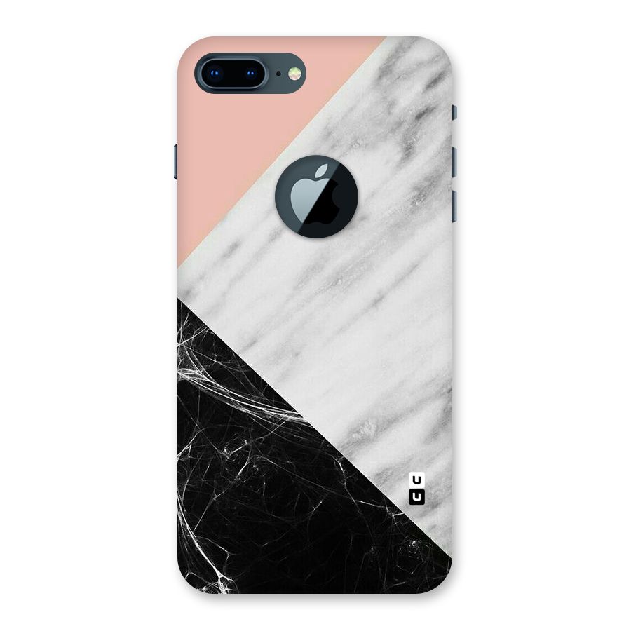 Marble Cuts Back Case for iPhone 7 Plus Logo Cut