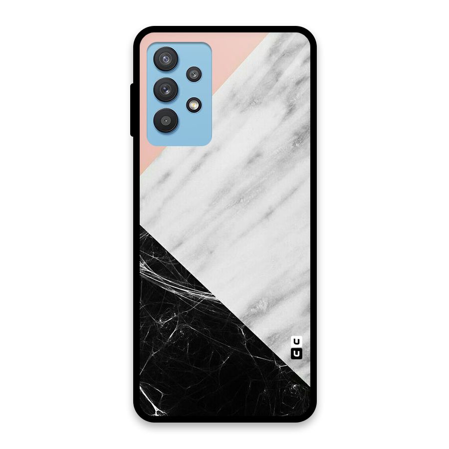 Marble Cuts Glass Back Case for Galaxy M32 5G