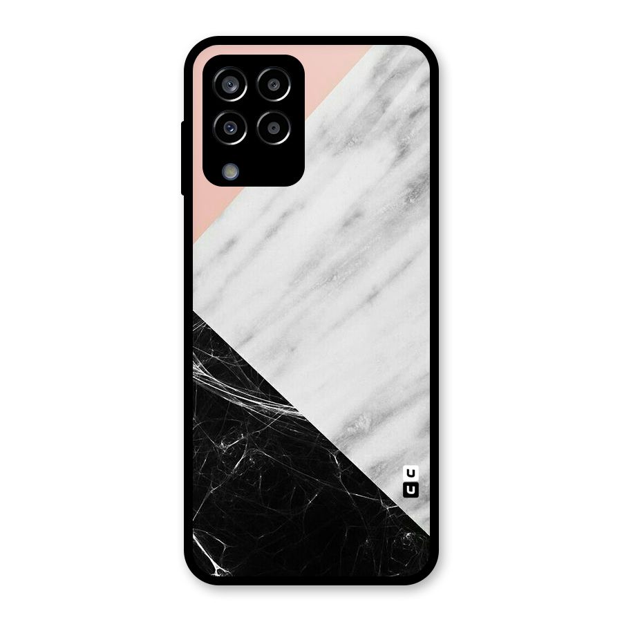 Marble Cuts Glass Back Case for Galaxy M33