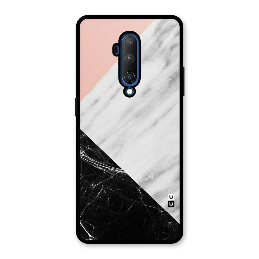 Marble Cuts Glass Back Case for OnePlus 7T Pro