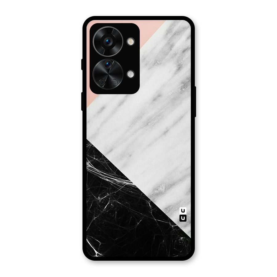 Marble Cuts Glass Back Case for OnePlus Nord 2T