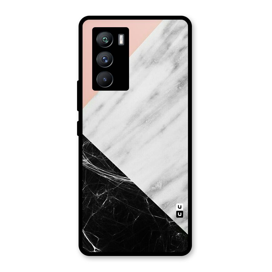 Marble Cuts Glass Back Case for Vivo iQOO 9 SE