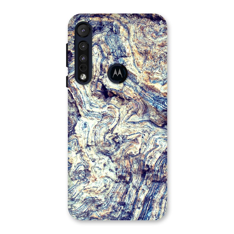 Marble Pattern Back Case for Motorola One Macro