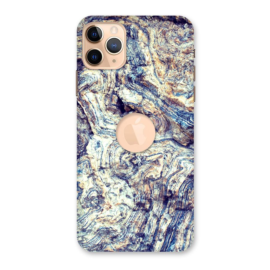 Marble Pattern Back Case for iPhone 11 Pro Max Logo Cut